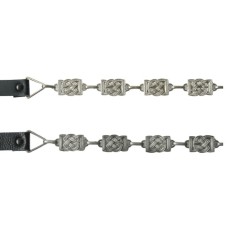 Fancy Sporran Chain, Square Chrome